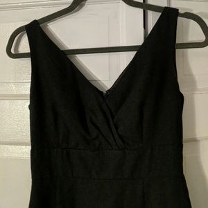 Tailored Grey Wool Sheath Dress